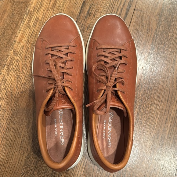 Cole Haan Men's GrandPrø Tennis Sneakers, Woodbury Handstain, Size 11 - Picture 5 of 7